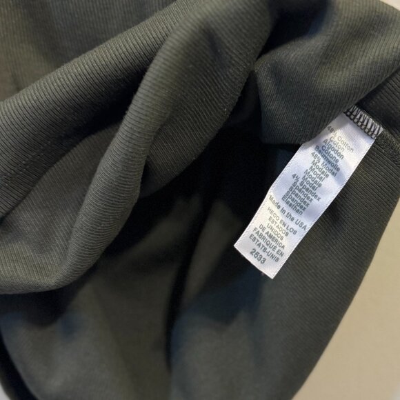 J Jill Pure Jill Organic Cotton Knit Jersey Jacket Asymmetric Moto Collar Sz MP - Picture 13 of 13